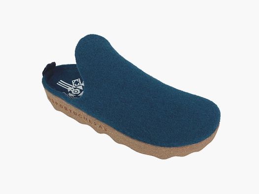 ASPORTUGUESAS Come Peacock Blue Hausschuh