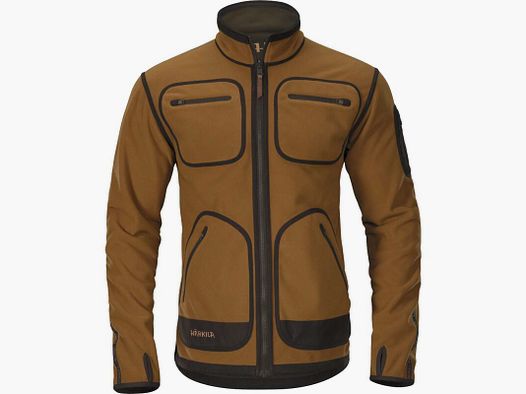 Härkila Herren Fleecejacke Kamko 10. Jubiläum Rustique clay/Hunting green