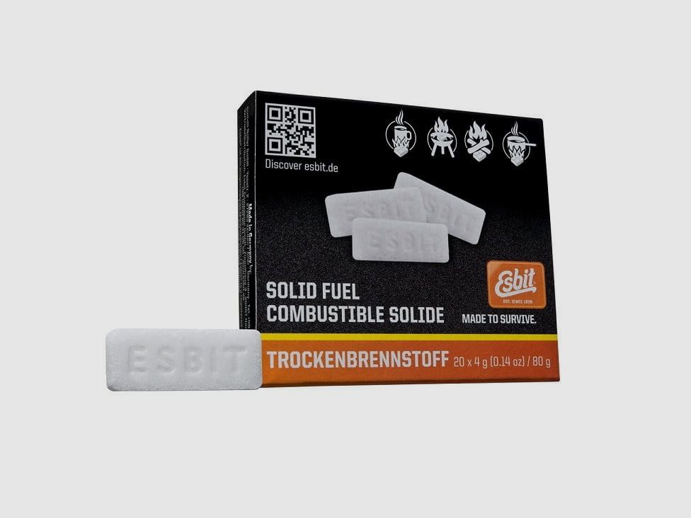 Esbit droge brandstoftabletten 20x4 g