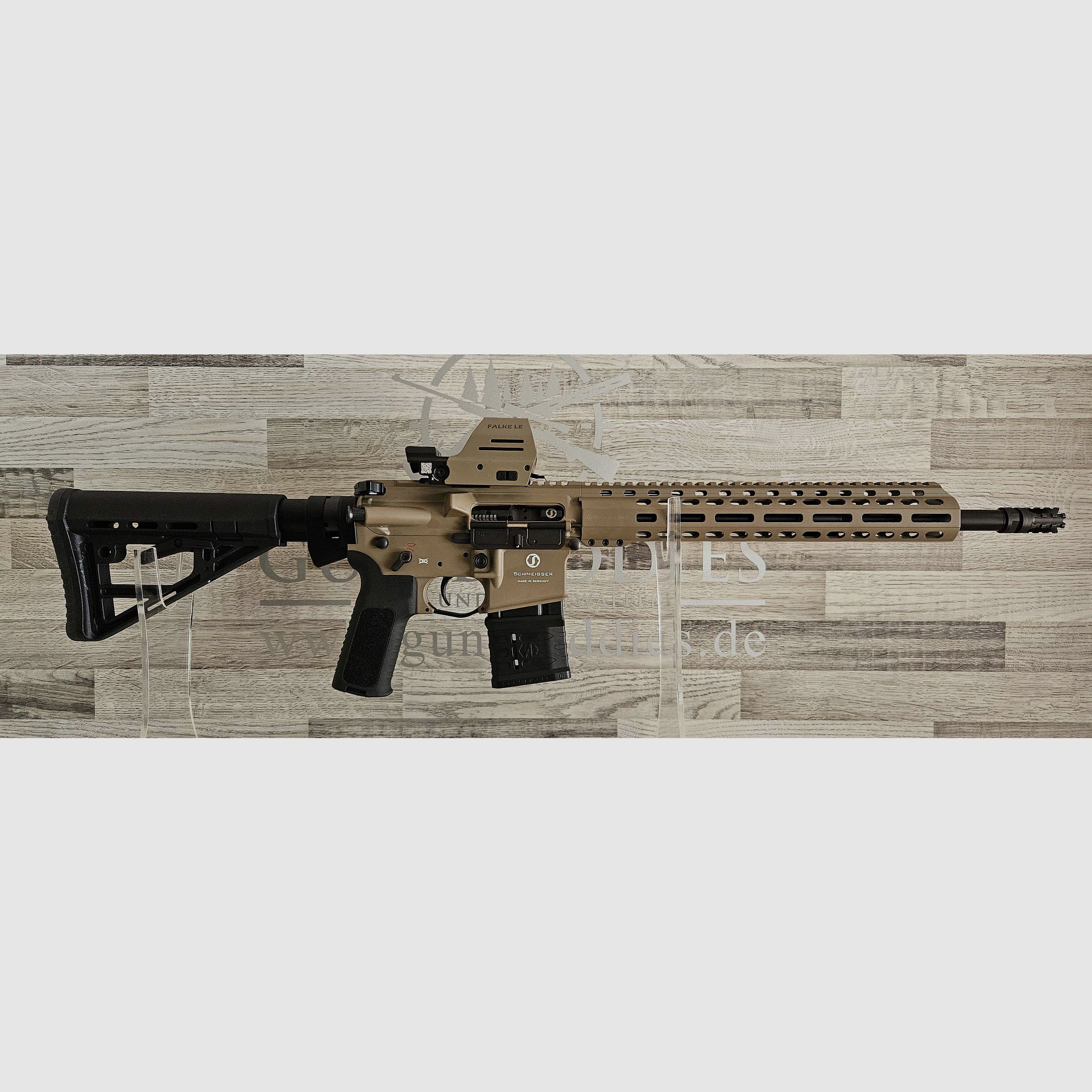 Schmeisser AR-15 M4FL FDE 14,5" Cal. .223Rem. + Falke LE FDE - envío gratis - producto nuevo del comercio especializado