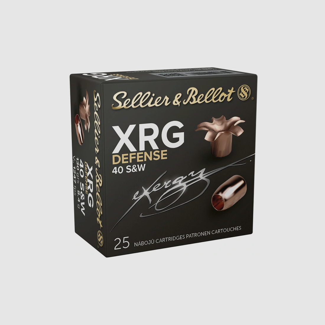 S&B .40 S&W XRG Defense 130grs – 25 Schuss