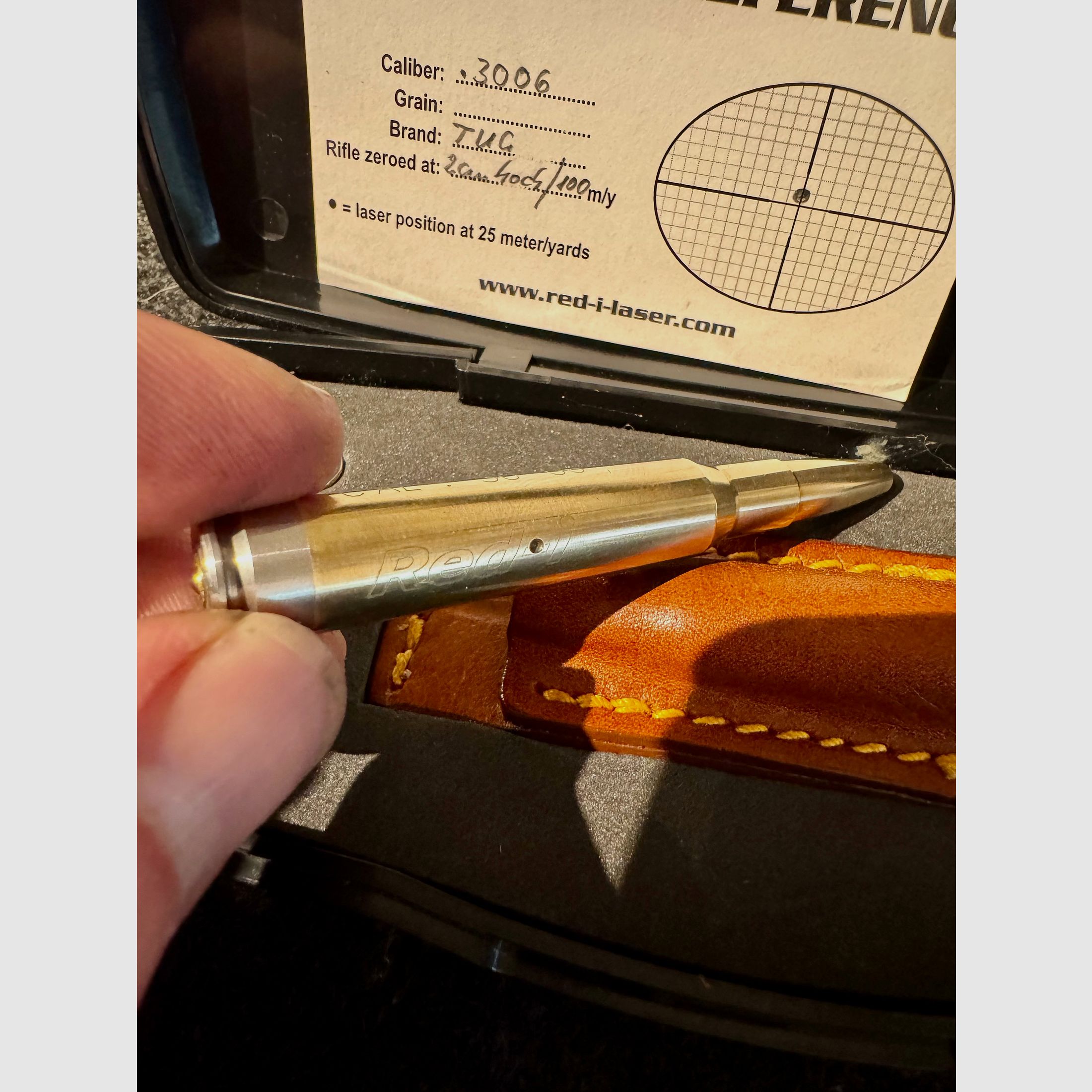 Red-I Bore sight Laser Einschießhilfe, Kaliber 30-06 Springfield