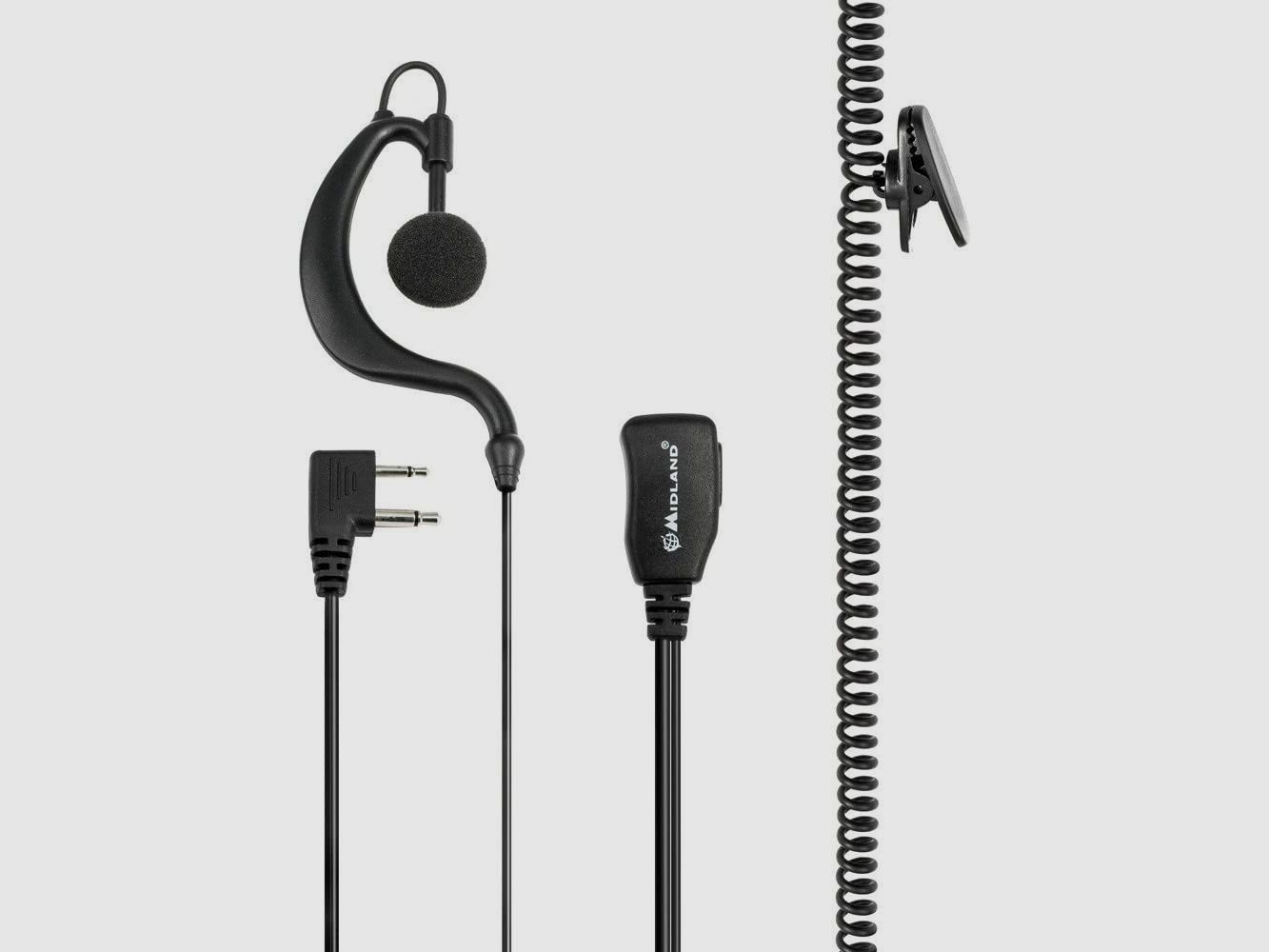 Midland C858 Microfoon Oortelefoon A21M