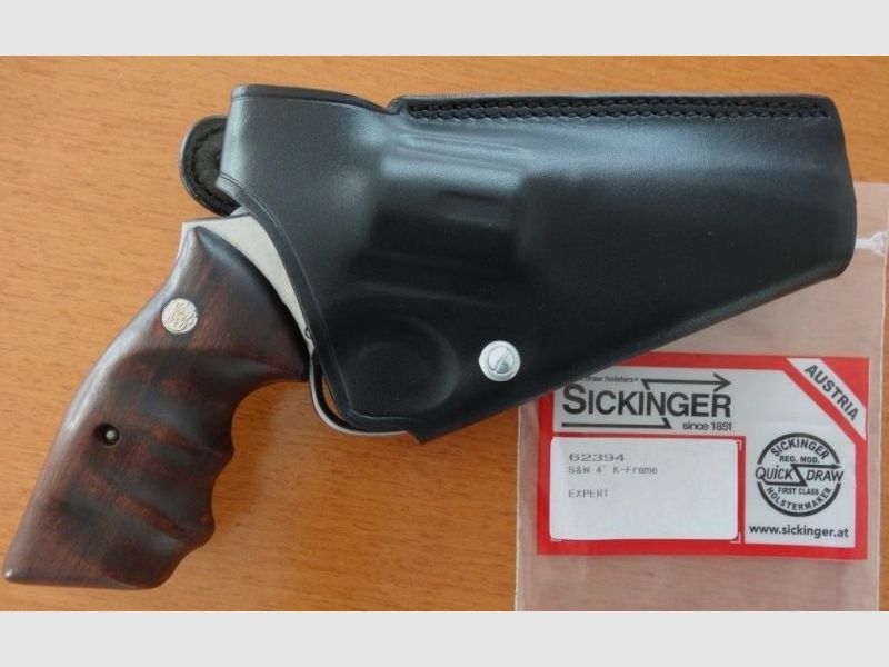Sickinger Sickinger Holster EXPERT schwarz für Revolver S&W 4" K-Frame