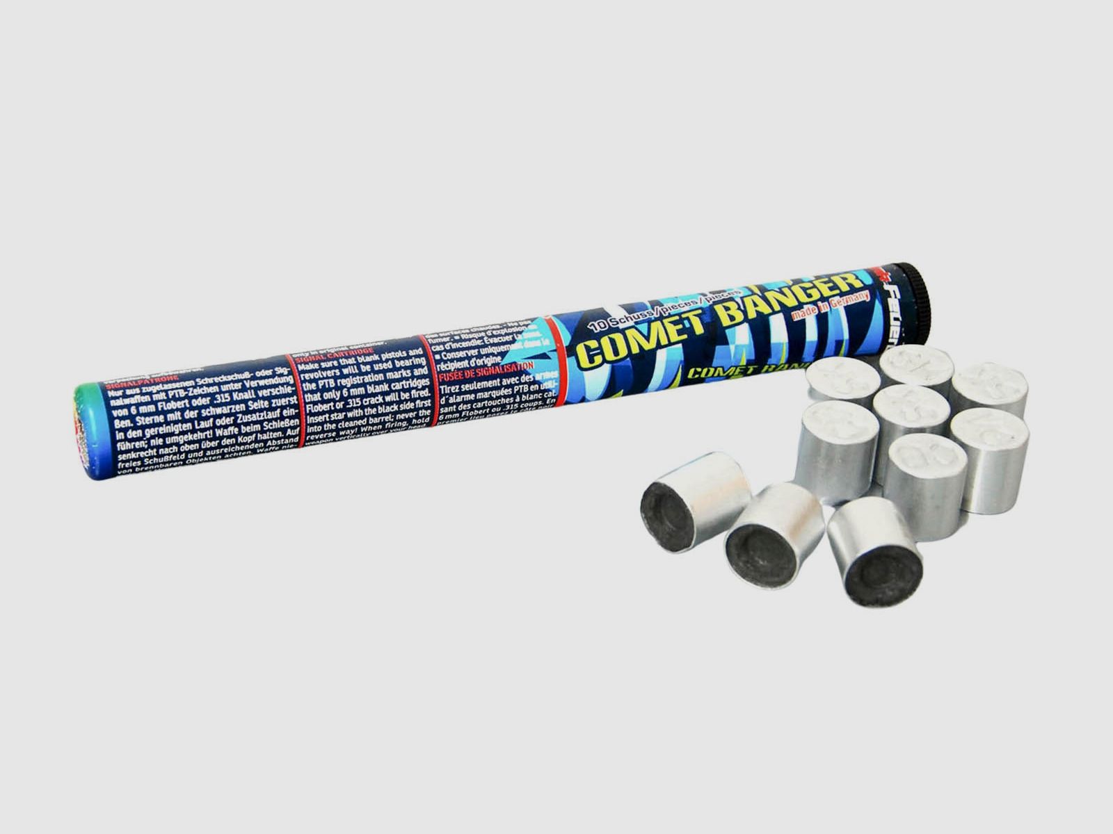 Zink 15mm Signalsterne - Comet Bangers 10er Rolle mit Knallsternen