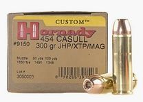 Hornady Custom .454 Casull 300GR XTP MAG 20 cartridges