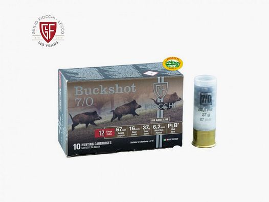 FIOCCHI Patronen 27 Schrotkaliber 12 gr.37 - 7/0