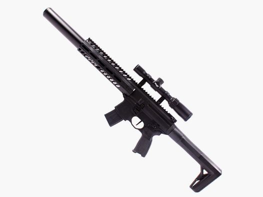Sig Sauer MCX Gen2 CO2 Fucile NBB SET 4,5mm Diabolo BLK +1-4x24 ZF
