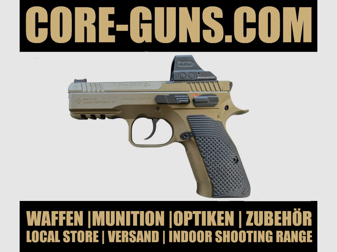 CZ Shadow 2 Compact Bronze OR Holosun IWA 2025 Special Limited Edit CZ Shadow 2 Compact Limited - UVP: 2379€