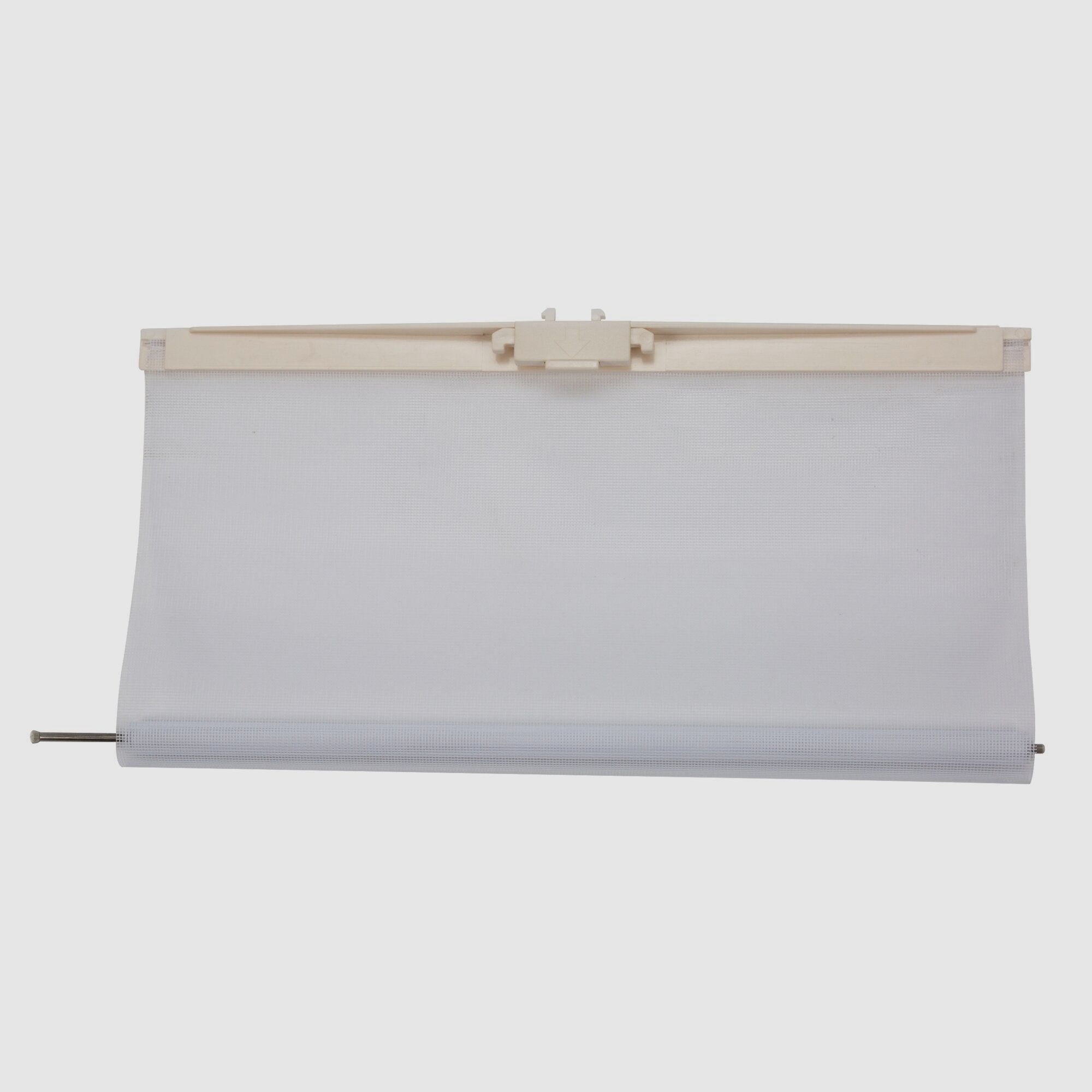 Persiana enrollable con barra de agarre, blanco crema, imagen 1 de 2