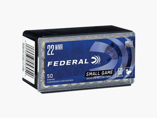 .22 WMR Federal JHP Kleintier 50gr