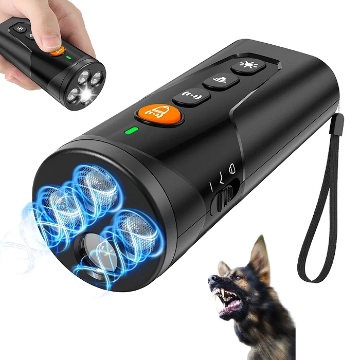 Dissuasore ultrasonico per cani 4-in-1 – KOLTER Dogchaser K-65 Anti Dog con torcia, immagine 1 di 24