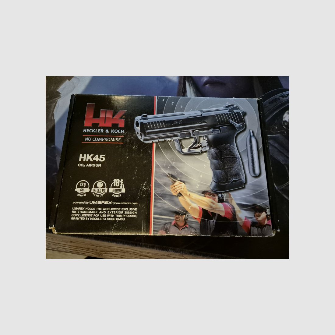 Heckler & Koch HK45 NBB, CO2, cal. 4,5mm Steel BB