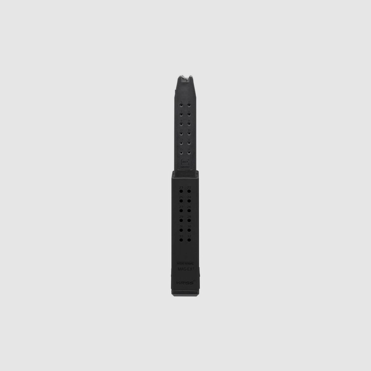 Magazine for KRISS VECTOR 9X19 mm 40 rounds - A1 MAGAZINE KRISS VECTOR 9X19MM 40 RDS BLACK KRISS, image 2 of 3
