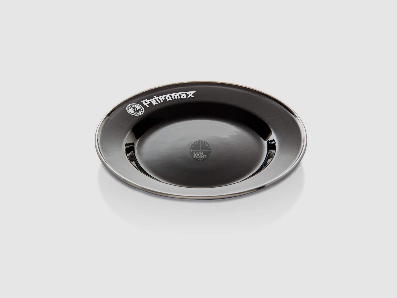 Petromax Emaille Teller schwarz 2 Stck (22 cm)