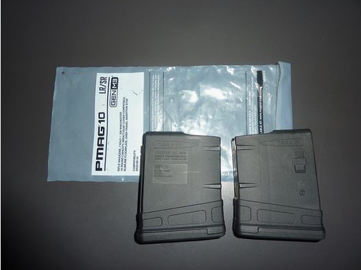 2x Magpul PMAG 10 Gen.3 .308 Win