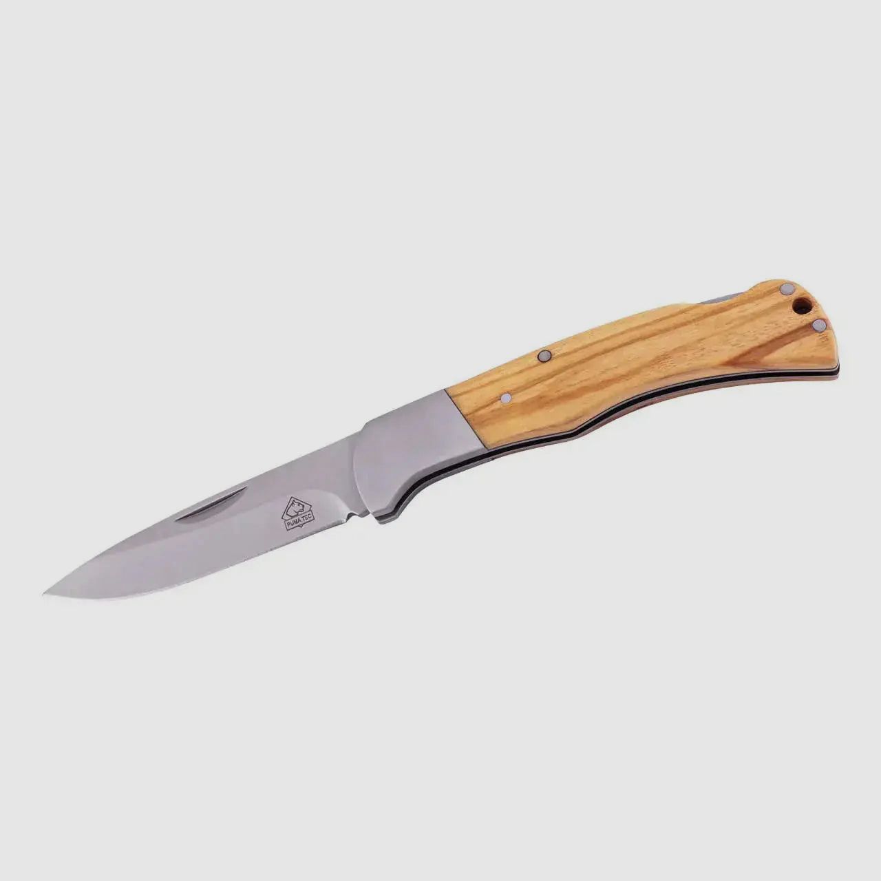 PUMA TEC Pocket Knife, Olive Wood