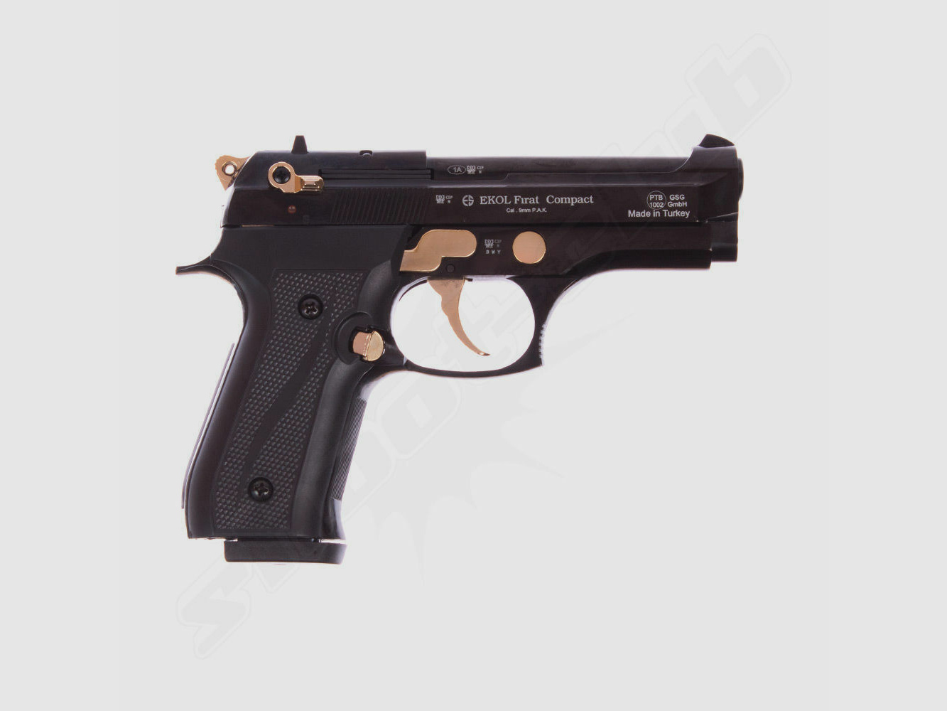 Ekol Ekol Compact black-gold cal. 9mm gas pistol