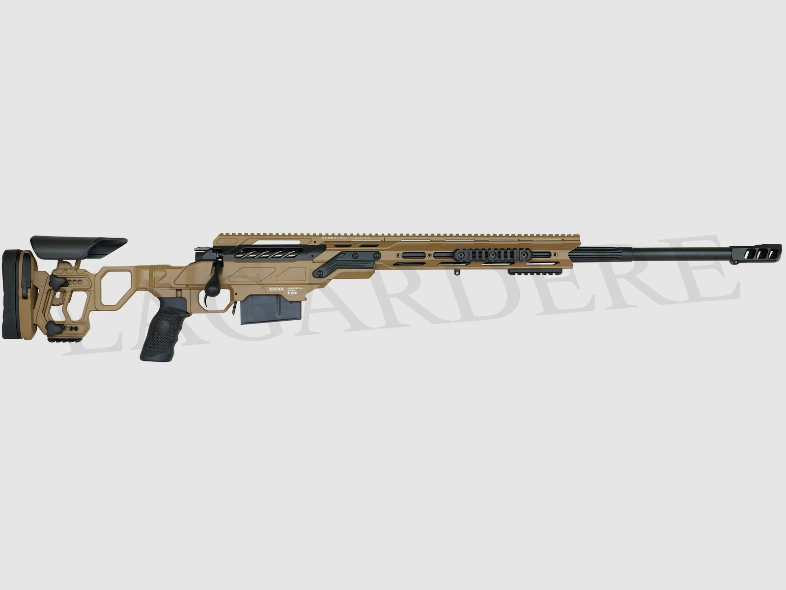 CADEX DEFENCE CDX 33 TAC PRECISION 27″ HÍBRIDO TAN NEGRO (FRANCOTIRADOR MILITAR)