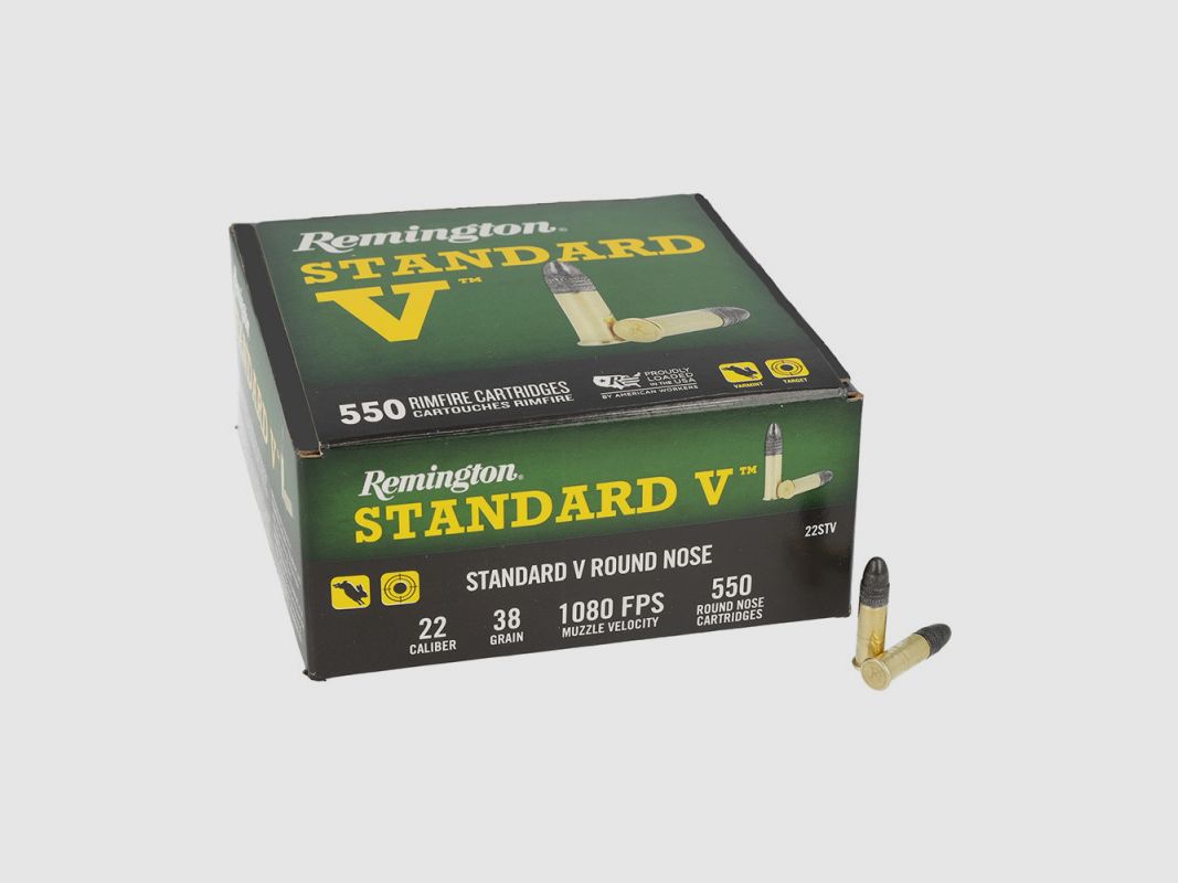 MUNITION 22LR REMINGTON STANDARD V 38G PAR 550, Bild 1 von 2