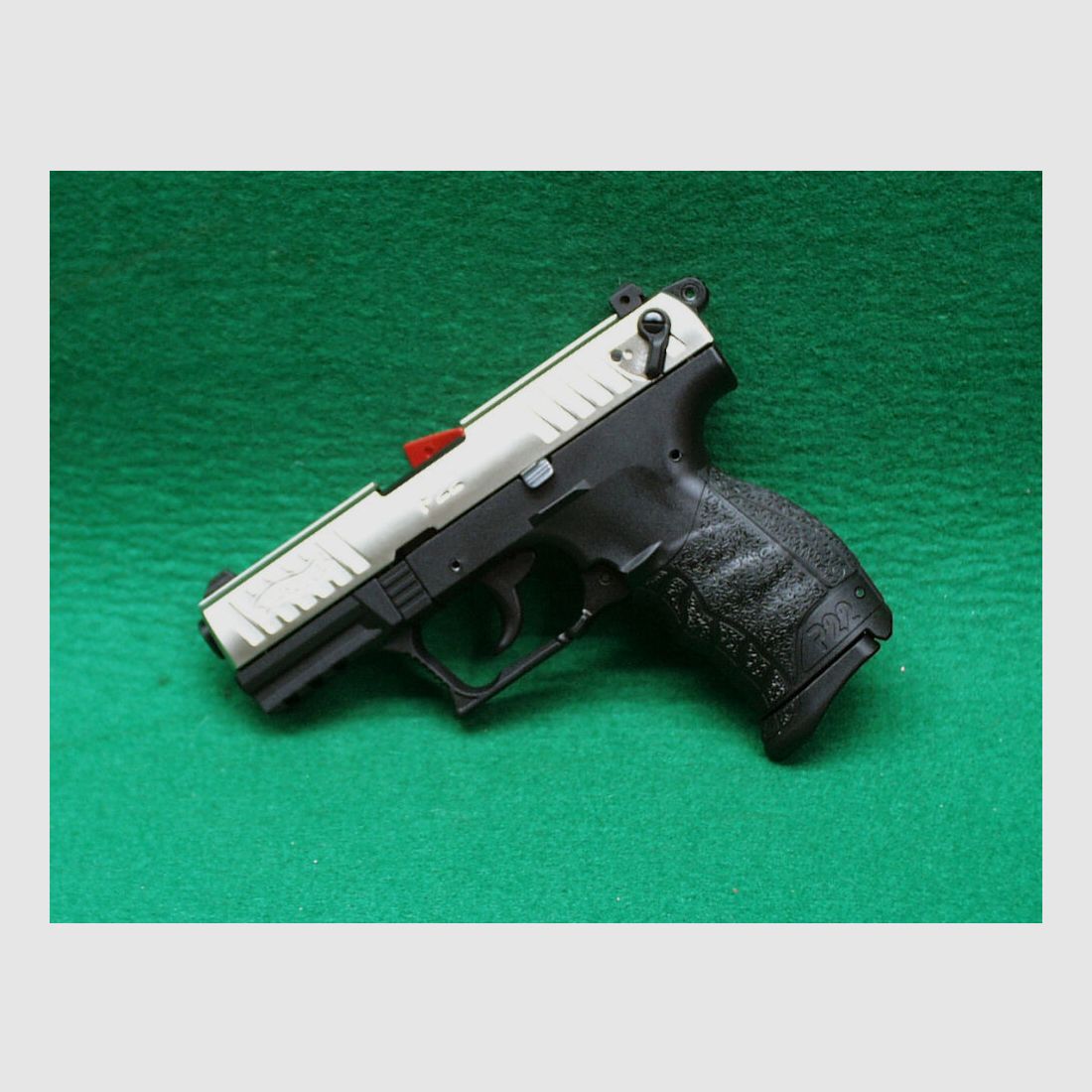 Walther Schreckschuss-Pistole P22Q, vernickelt