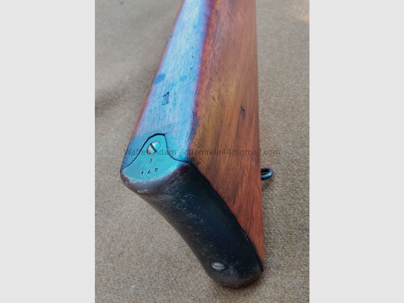 W+F, Eidgenössische Waffenfabrik Bern 1889 Geradezugewehr Schmidt Rubin