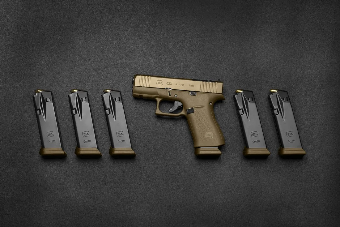 GLOCK 43X R/MOS/FS COYOTE