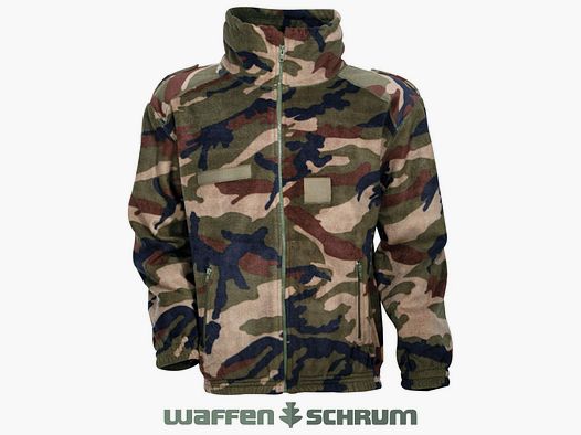 Percussion fleece jacket in camouflage pattern camouflage pattern Centre Europe