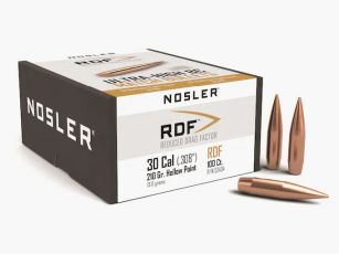 Bala Nosler .30/.308 RDF 210GR HPBT 100 piezas