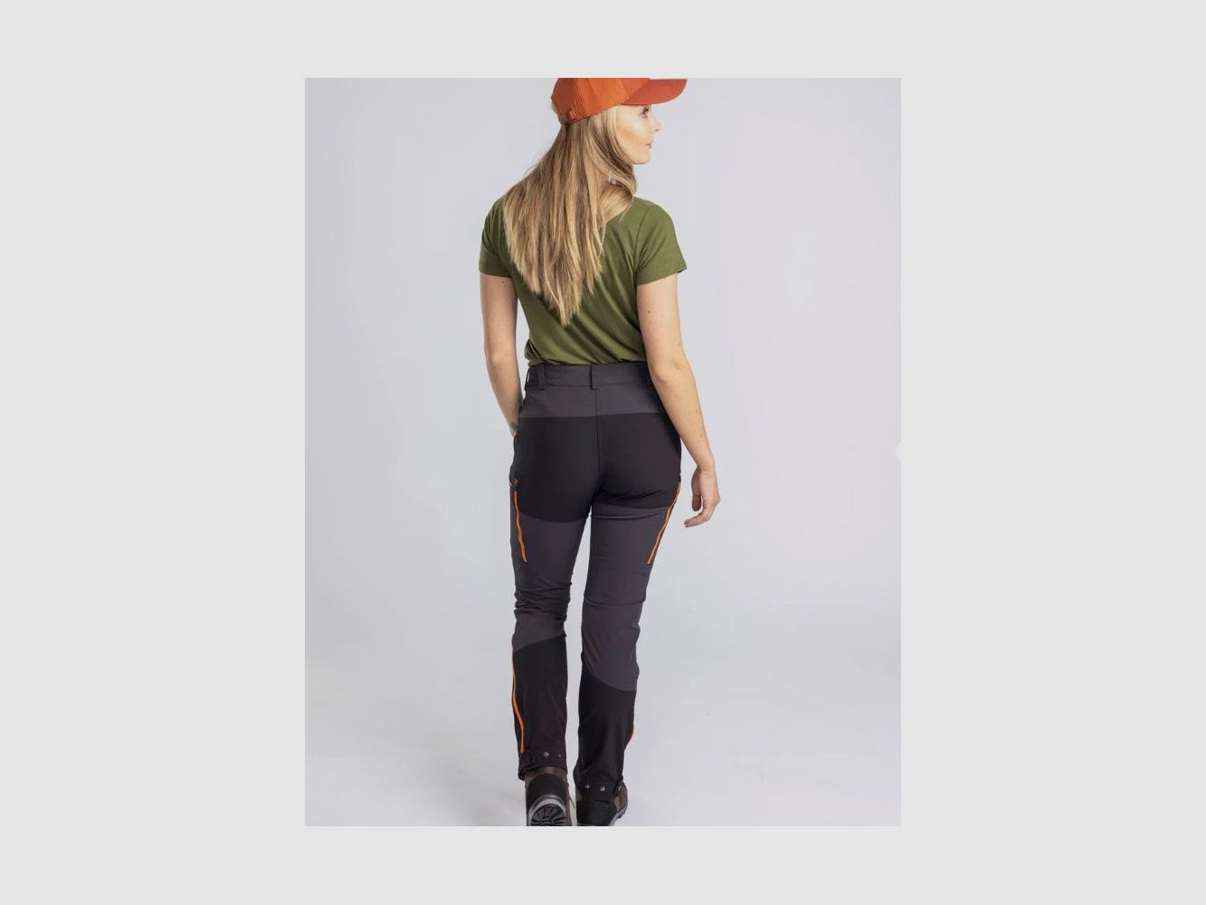 Damenhose Pinewood Abisko Light Stretch Shell Anthrazit/Schwarz 32110, Bild 2 von 2