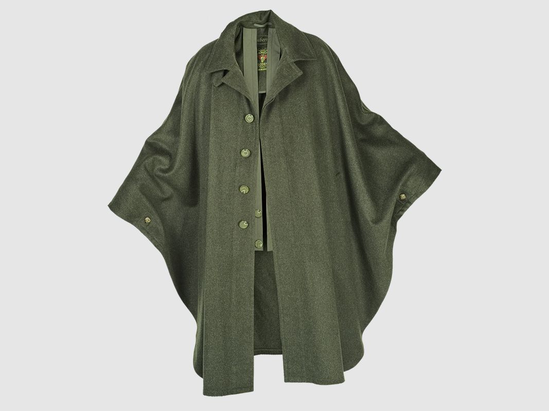 Hubertus Loden coat (weather spot) "FOREST"