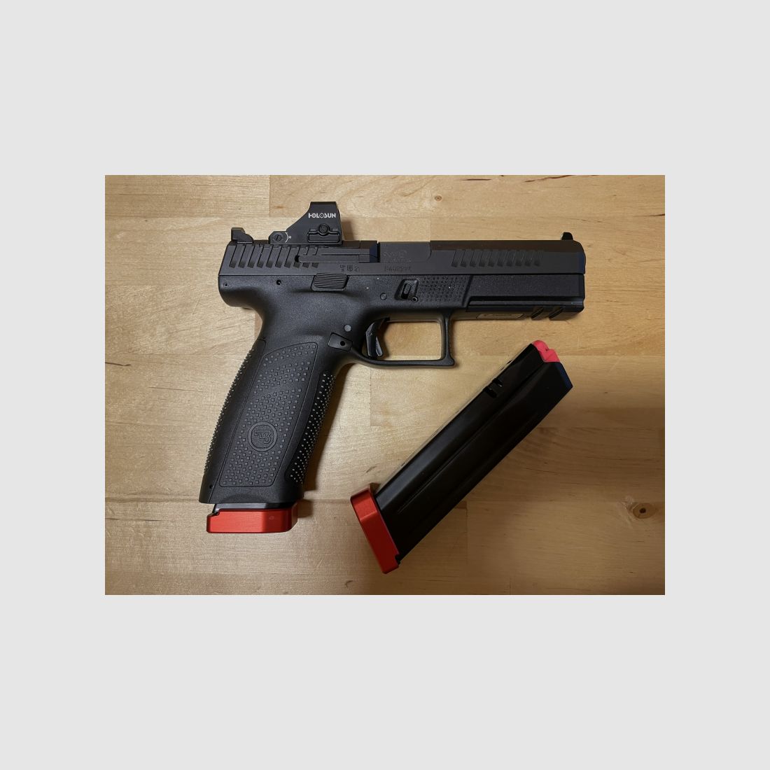 CZ P-10 F OR mit Holosun eingeschossen