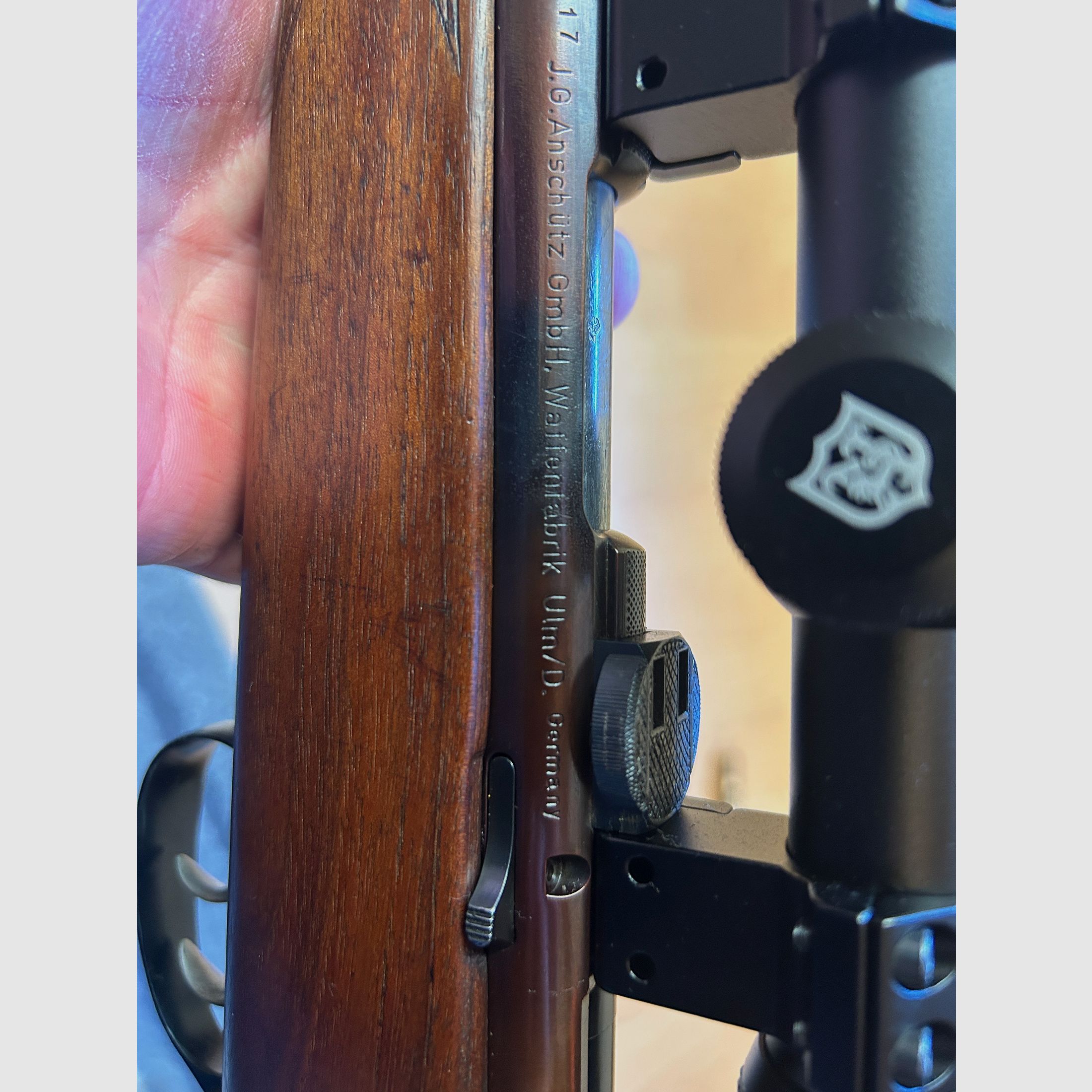 Repetidor Anschütz Cal. 22.Hornet
