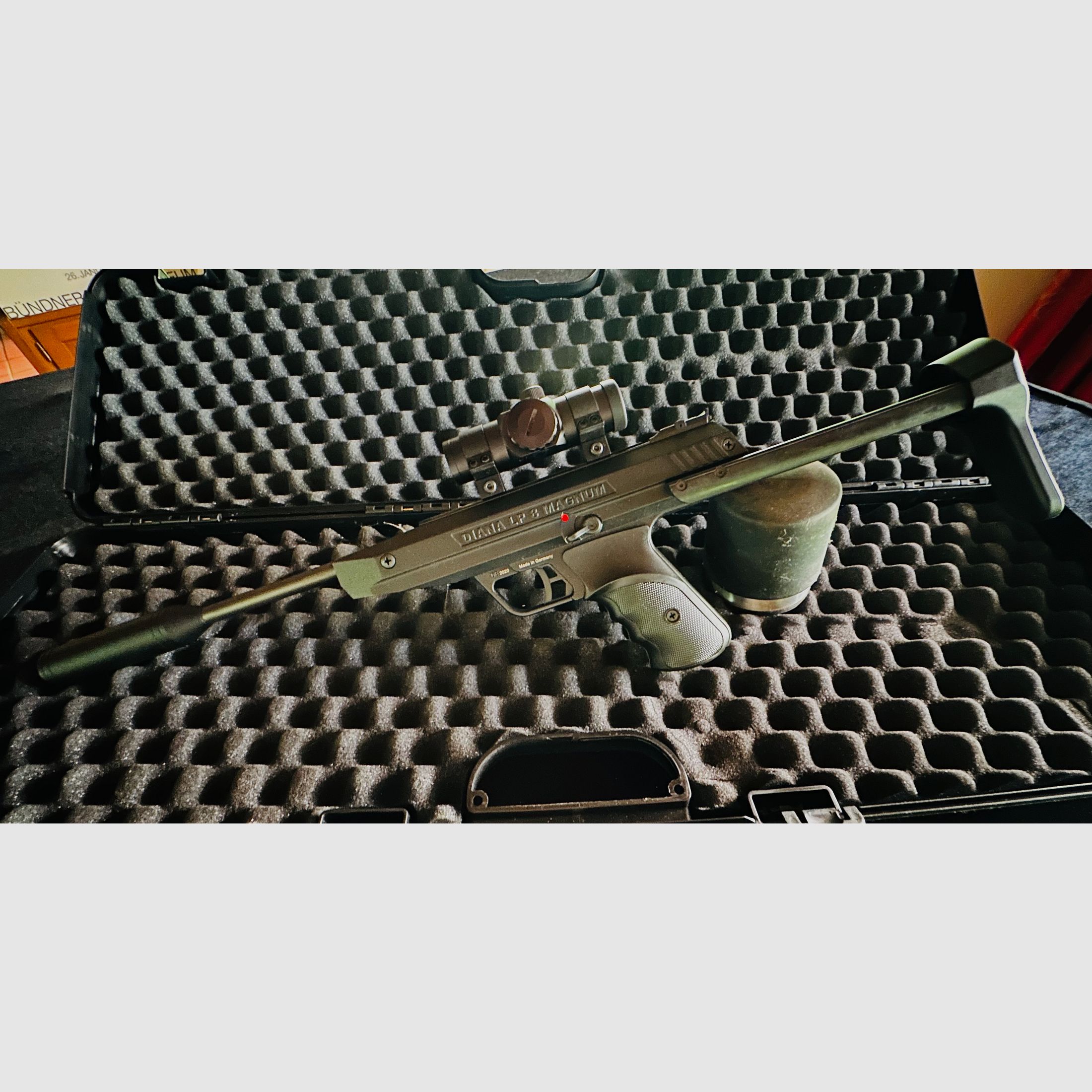 Diana LP 8 MAGNUM TACTICAL LP SET como nuevo