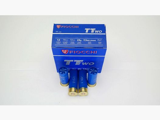Fiocchi TT Two Trap 24 gramy Nr 7,5 2,4mm DOSTĘPNE OD RĘKI - 12/70