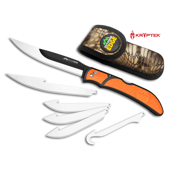 Outdoor Edge RazorBone oranje