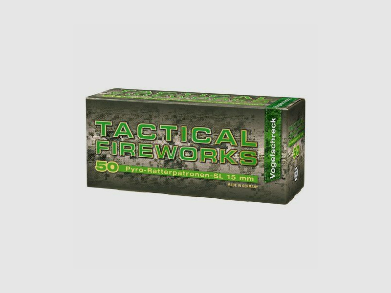 Umarex Tactical Fireworks Ratterpatronen 15 mm, confezione da 50