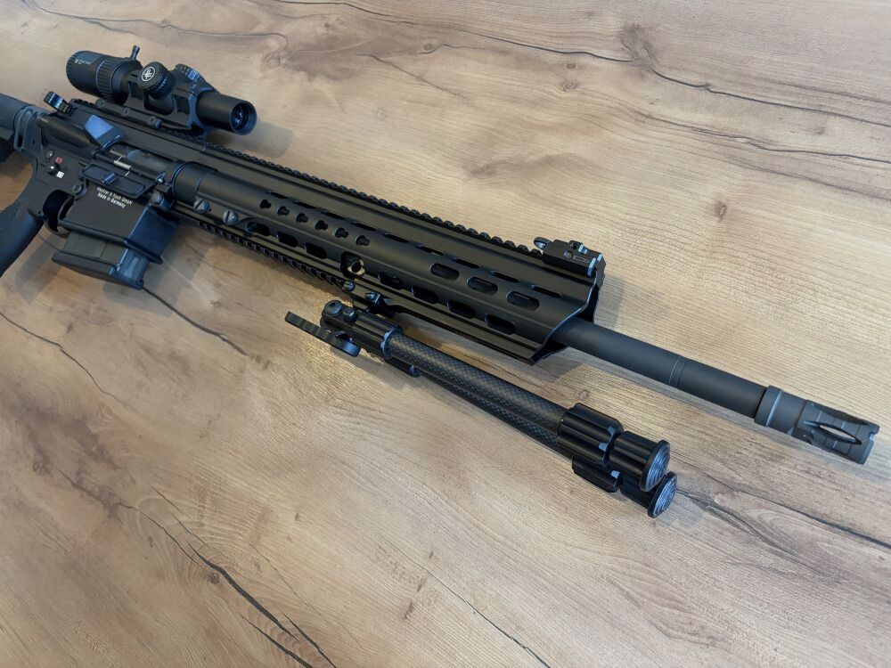 Heckler & Koch MR308 A3 Slim Line incl. Vortex Strike Eagle 1-8x24 .308Win 20" incl. richtkijker, carbon bipod en montage