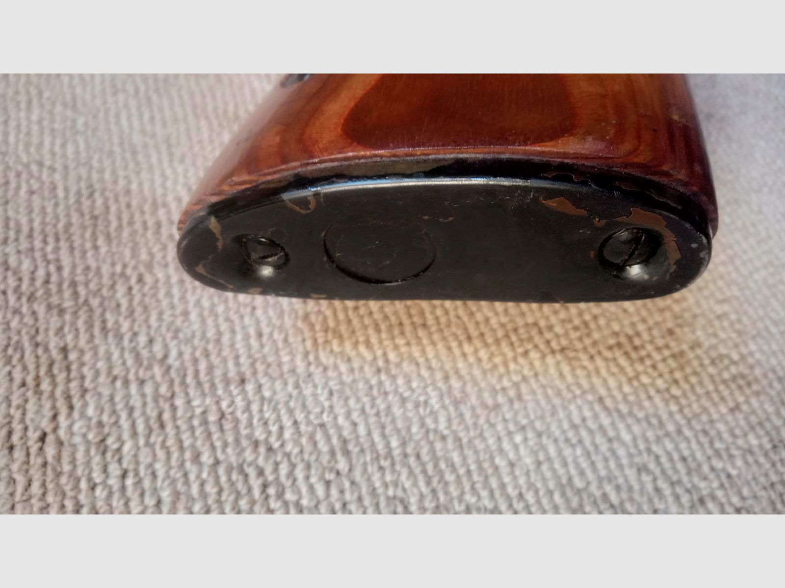 Madera de AK ruso con adaptador para rifle de CO2 Yunker en aspecto de culata fija AK74