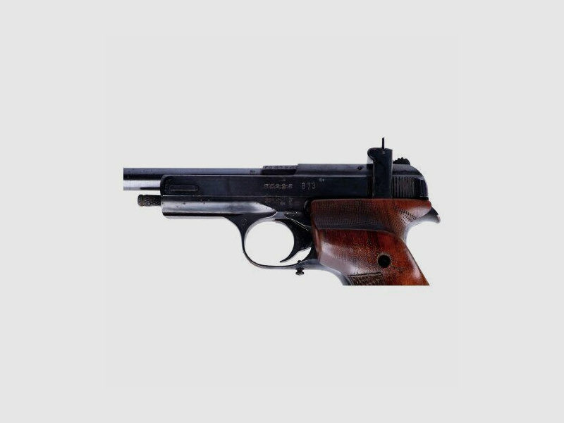 Pistole Margolin Kaliber .22lr mit Zubehörbox