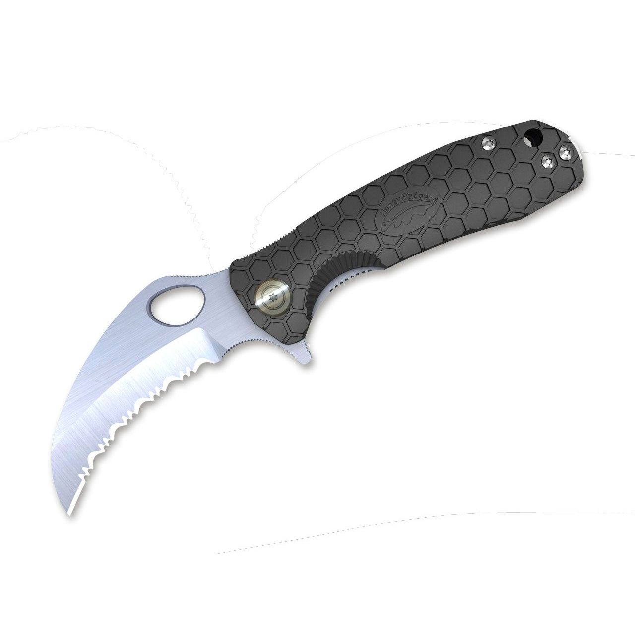 Taschenmesser Claw Small Black Serrated