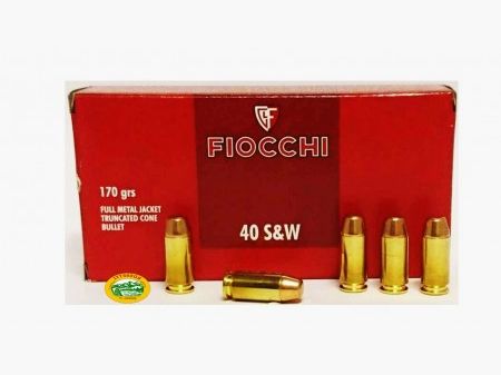 FIOCCHI Munition Kal.40 S&W 170gr FMJ