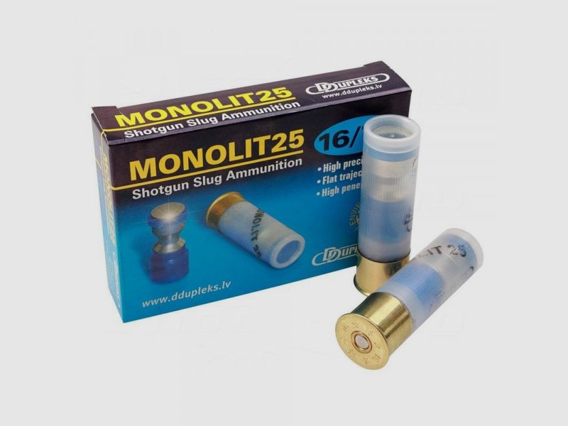 DUPLEX MONOLITH 25 - 16/70 - 25 G - 5 SHOTS - LEAD-FREE