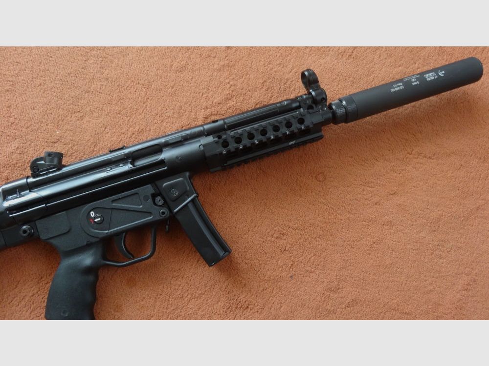 MKEU SL-Büchse-MKE T94 Cal. 9x19mm incl. B&T QD SMG/PDW Schalldämpfer, Kal. 9 x 19 mm