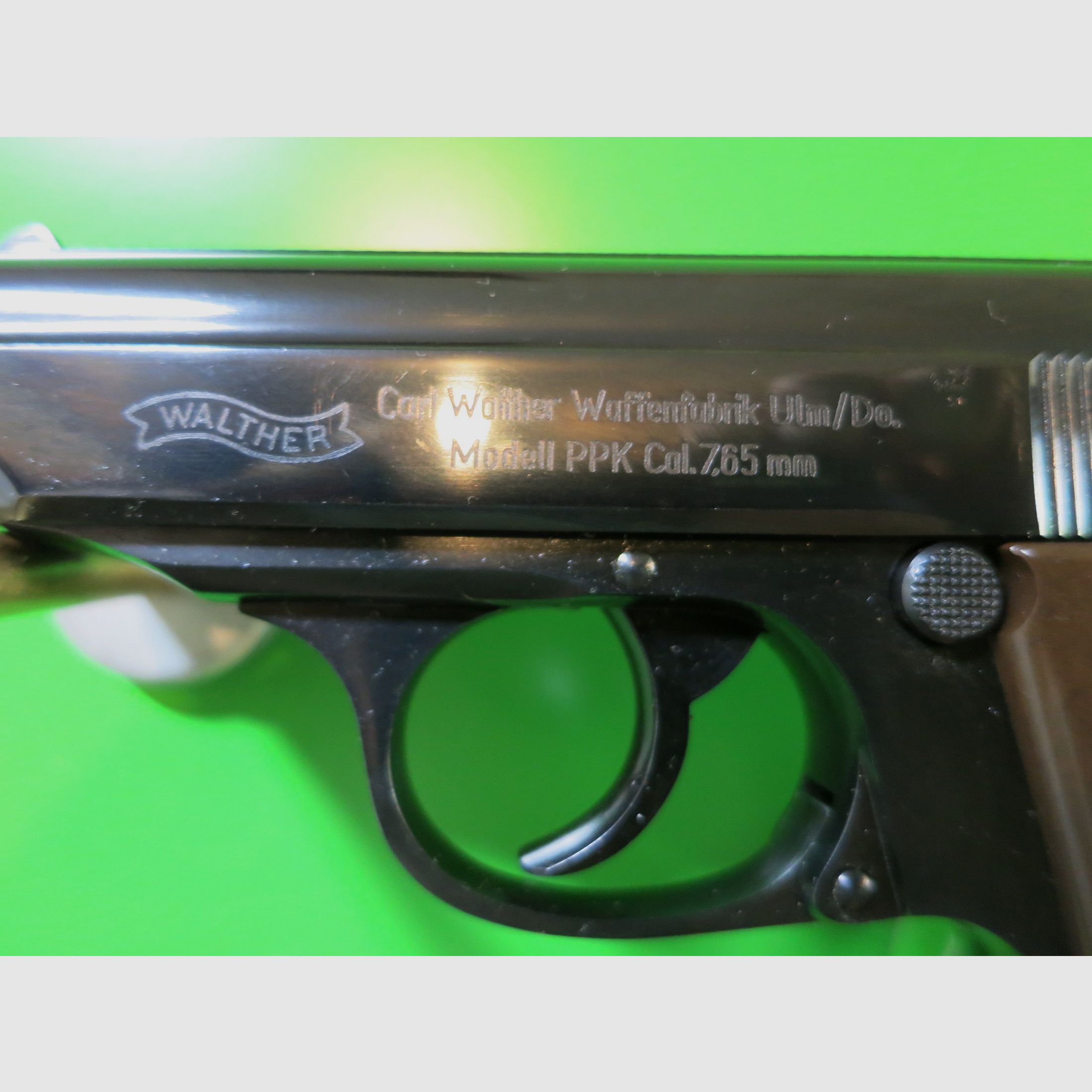 Halbautomatische Pistole, Walther PPK, Kal. 7,65 mm Browning       #7-