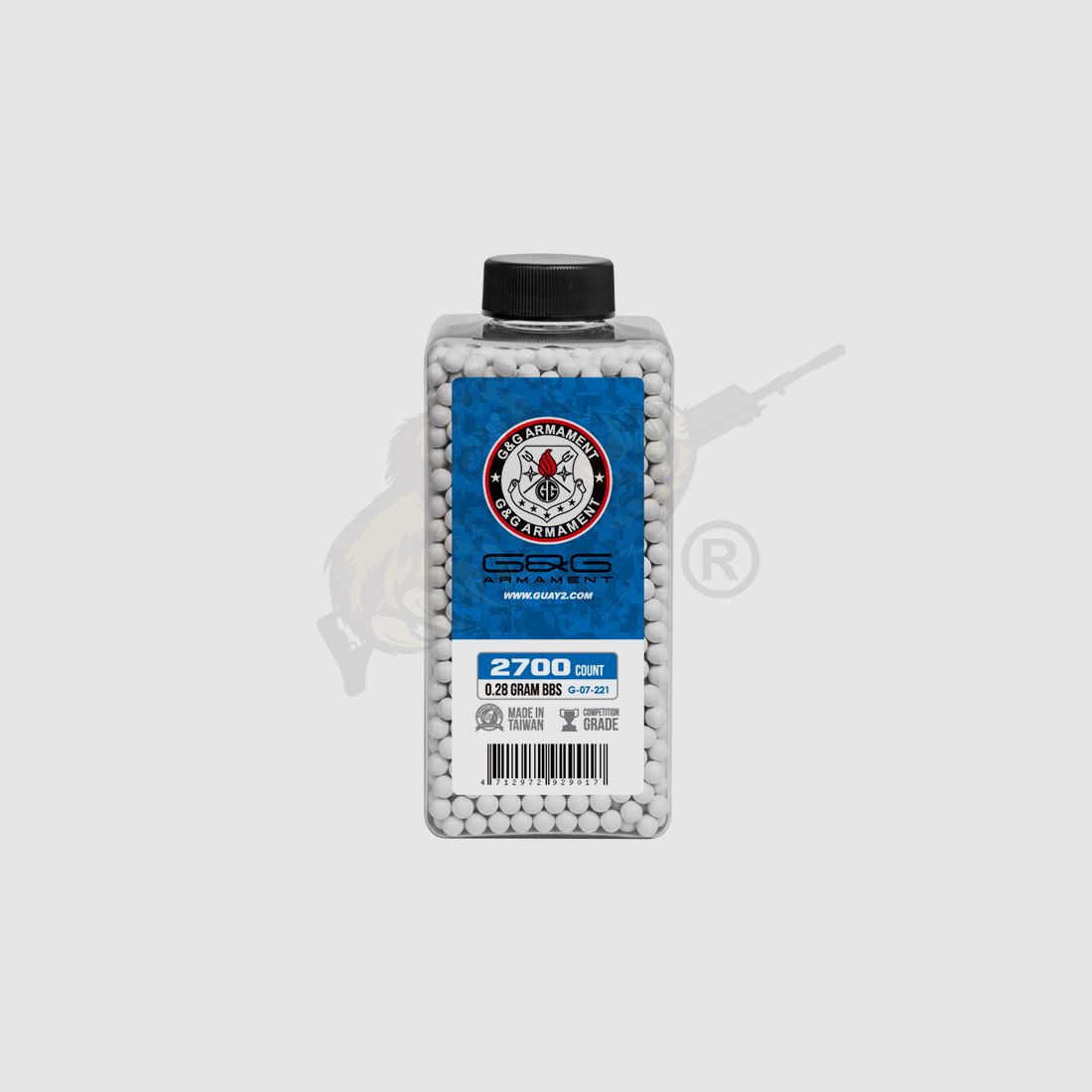 Perfect Airsoft BB`s 0.28g (2.700 Stück) diameter 5,95mm - Weiß