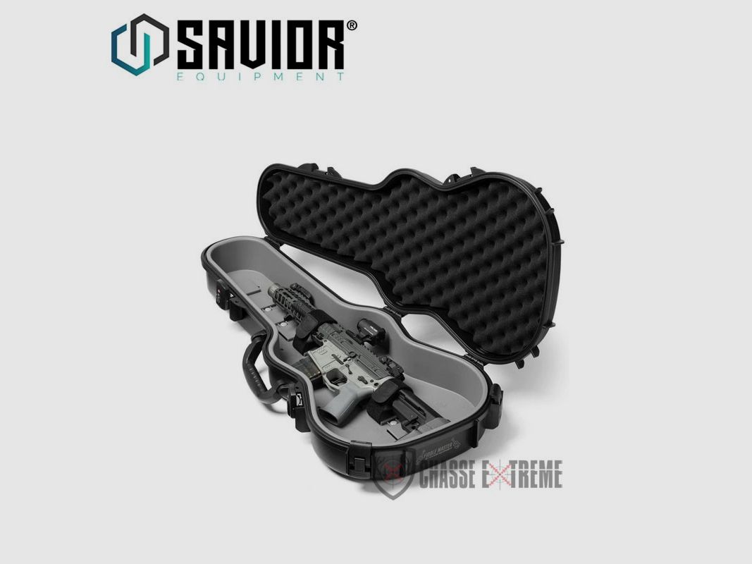 Waffenkoffer SAVIOR Schwarz für Waffen