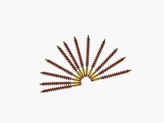 12 Spazzole per canne in bronzo .223 Fucile