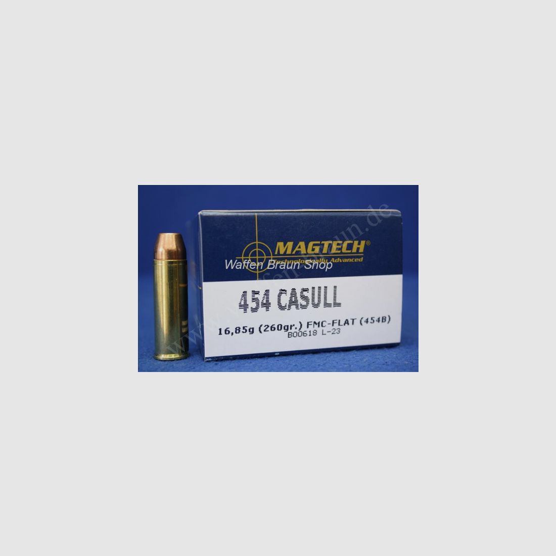 Magtech.454CAS FMJFL 260GR A20#454B