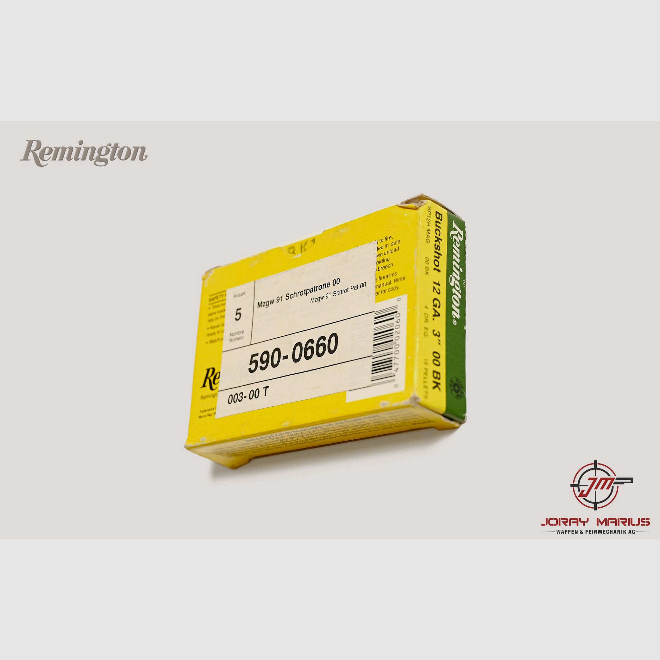 12/76 Remington OOBK für Mzgw 91 Sammlermunition